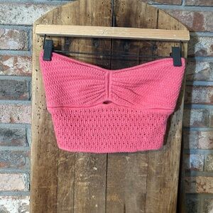 American Eagle Outfitters Pink Crop Top